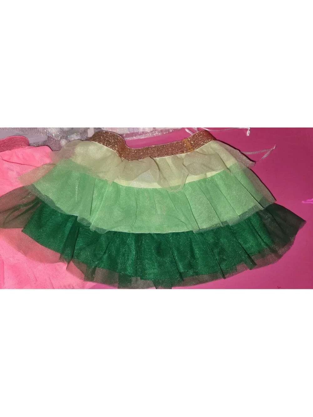 7 PIECE- GIRLS 12 MONTHS BUNDLE 4 - TUTU SKIRTS, 2 HEADBANDS & 1 HAIR TIES - NEW